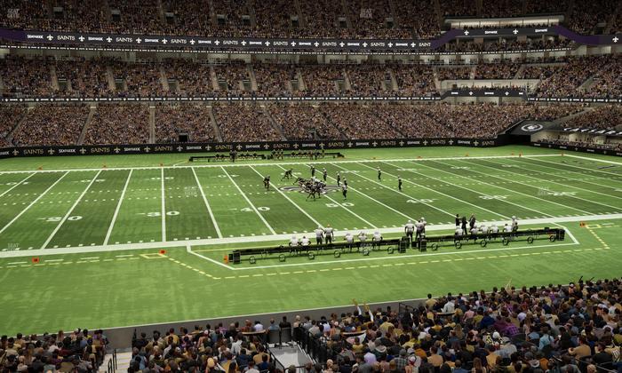 Caesars Superdome - Section 225 Seat View