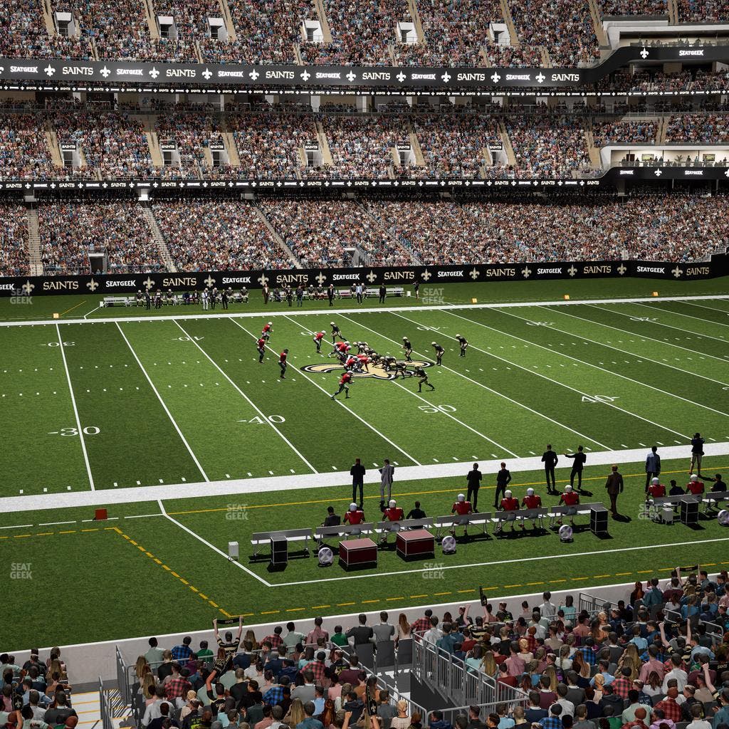 Caesars Superdome - Section 225 Seat View