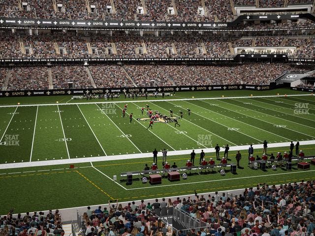 Caesars Superdome - Section 225 Seat View