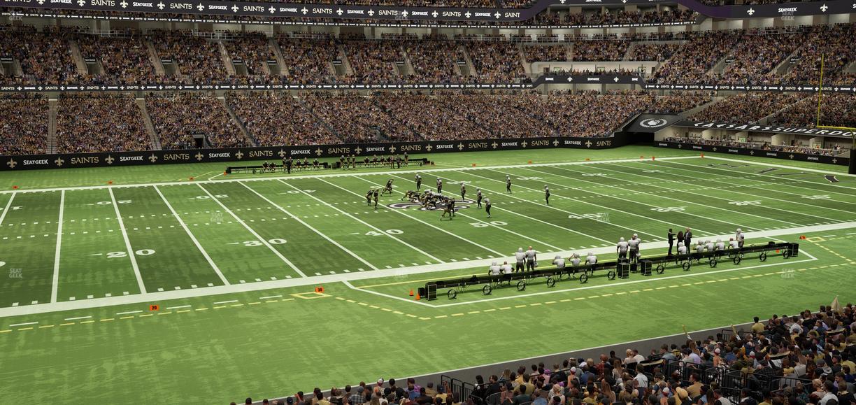 Caesars Superdome - Section 227 Seat View