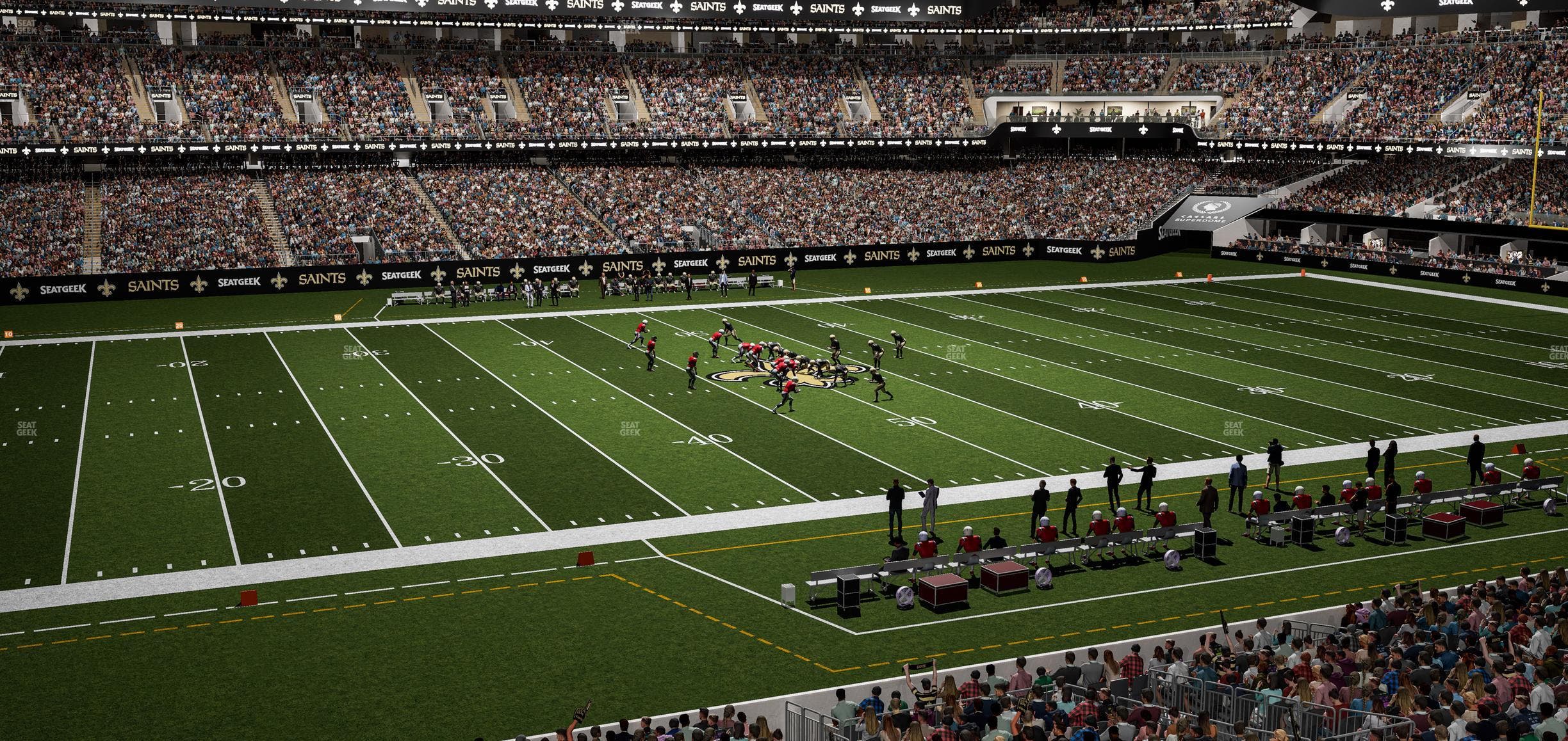 Caesars Superdome - Section 227 Seat View
