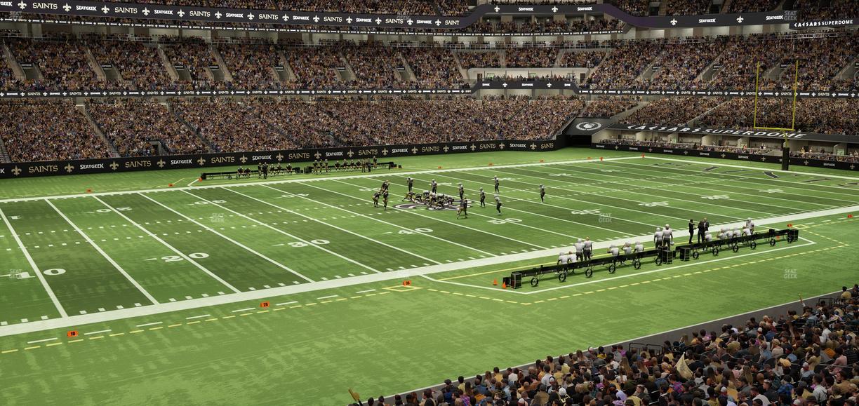 Caesars Superdome - Section 229 Seat View