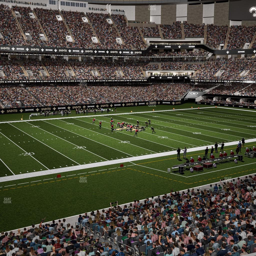 Caesars Superdome - Section 229 Seat View