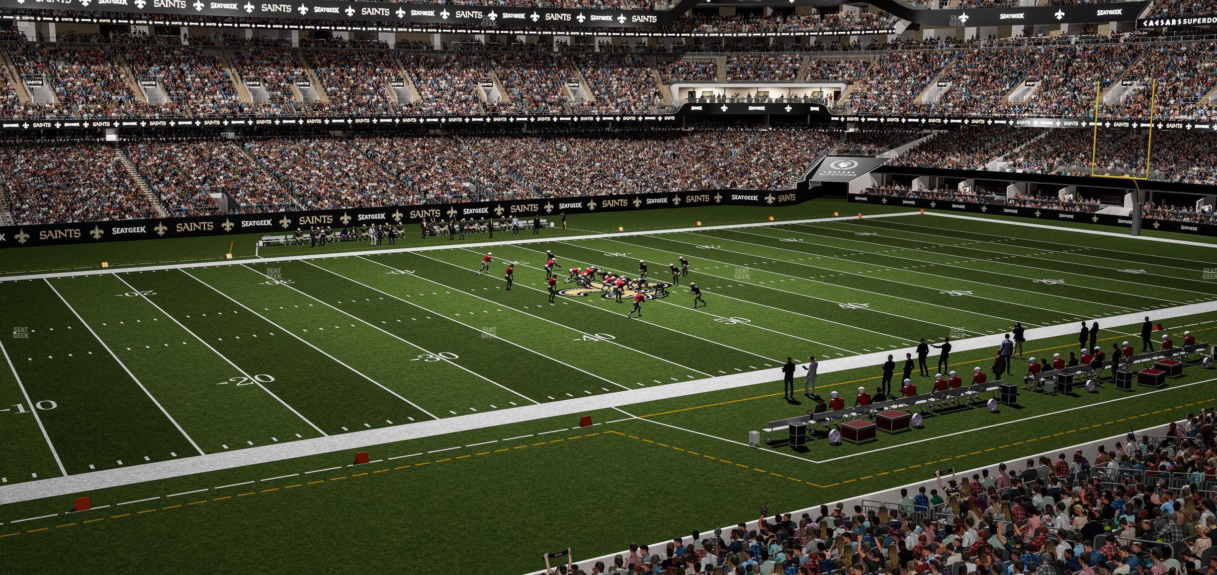 Caesars Superdome - Section 229 Seat View