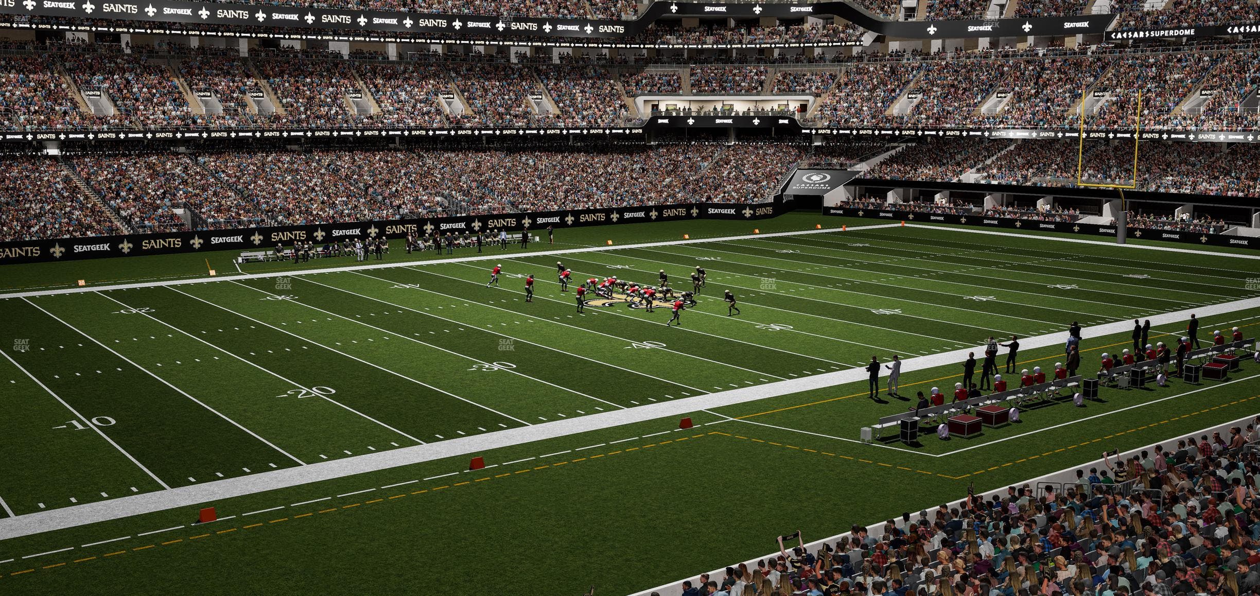 Caesars Superdome - Section 230 Seat View