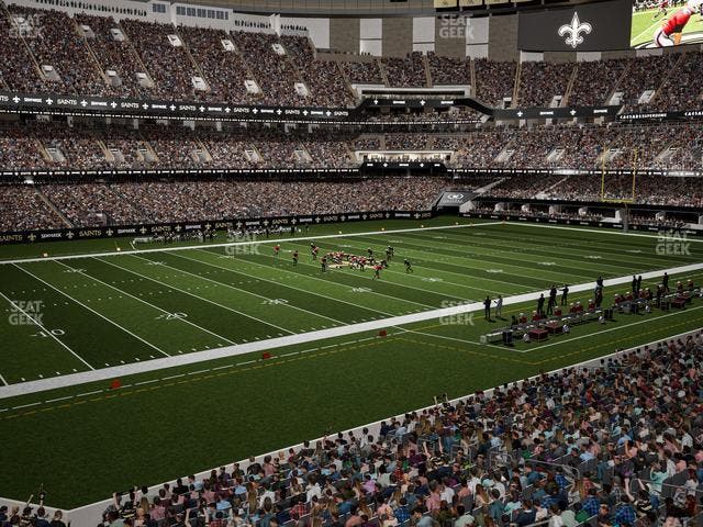 Caesars Superdome - Section 230 Seat View