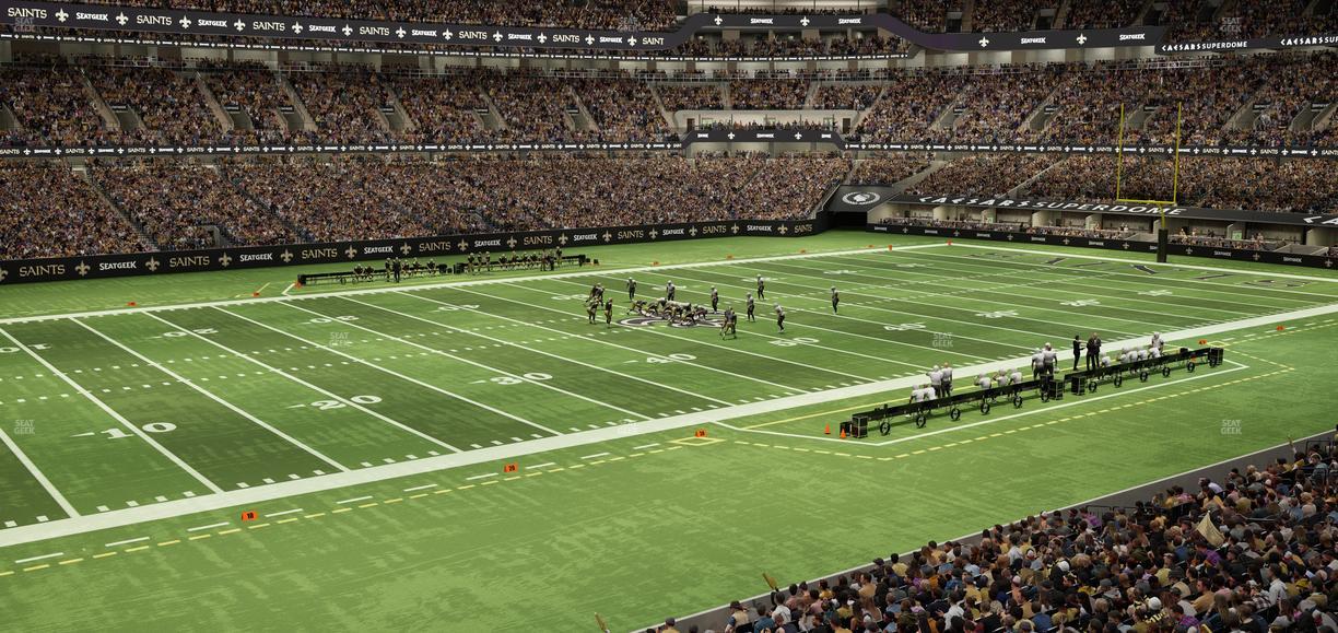 Caesars Superdome - Section 230 Seat View