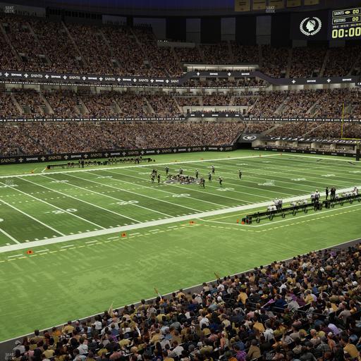 Caesars Superdome - Section 230 Seat View