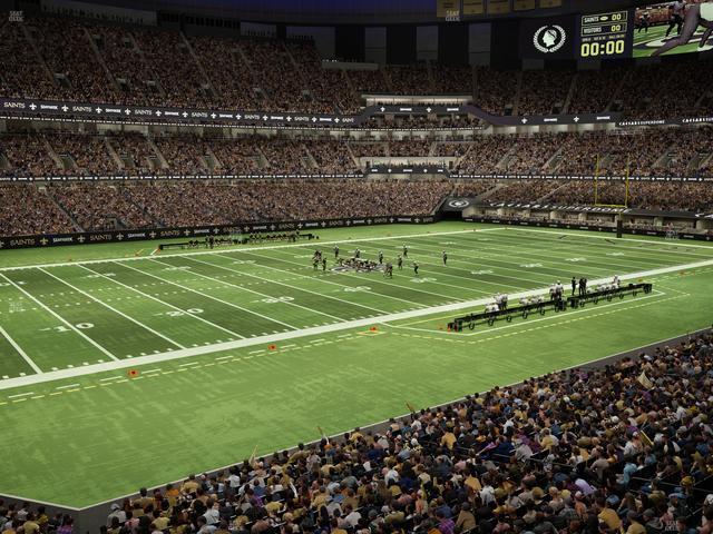 Caesars Superdome - Section 230 Seat View