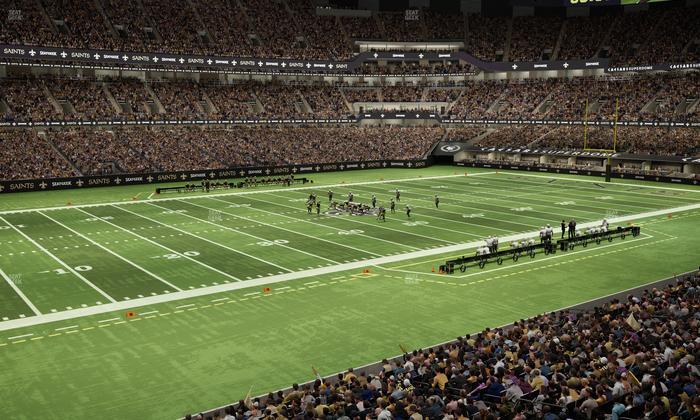 Caesars Superdome - Section 230 Seat View