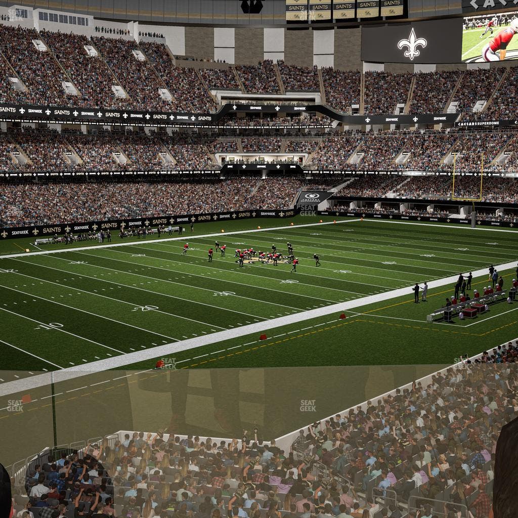 Caesars Superdome - Section 231 Sro Seat View