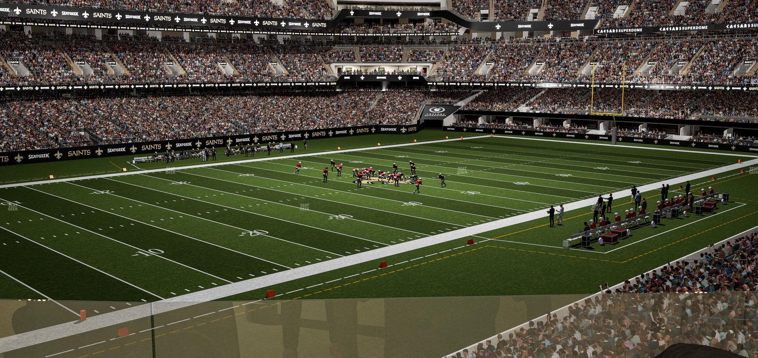 Caesars Superdome - Section 231 Sro Seat View
