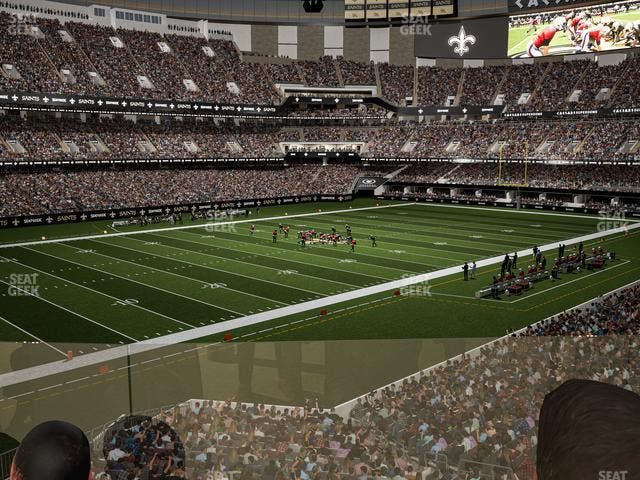 Caesars Superdome - Section 231 Sro Seat View