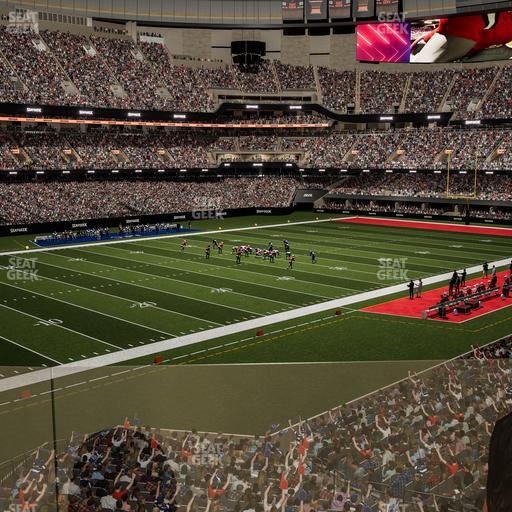 Caesars Superdome - Section 231 Sro Seat View