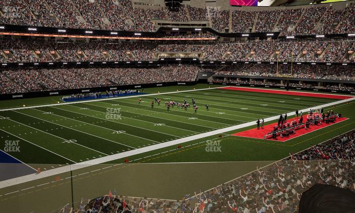 Caesars Superdome - Section 231 Sro Seat View