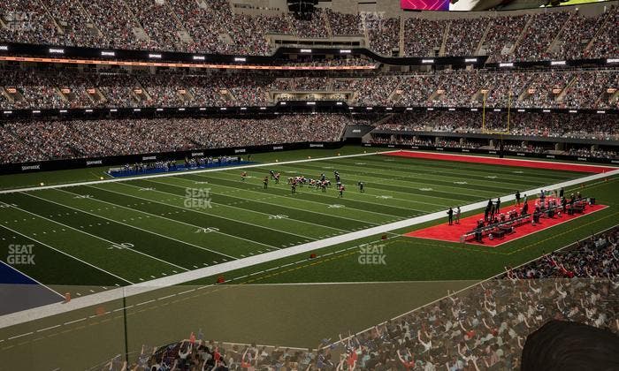 Caesars Superdome - Section 231 Sro Seat View