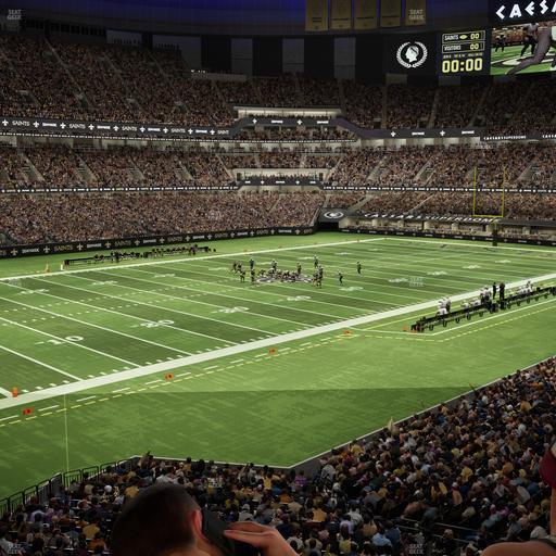 Caesars Superdome - Section 231 Sro Seat View
