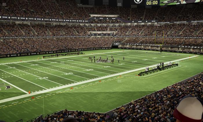 Caesars Superdome - Section 231 Sro Seat View