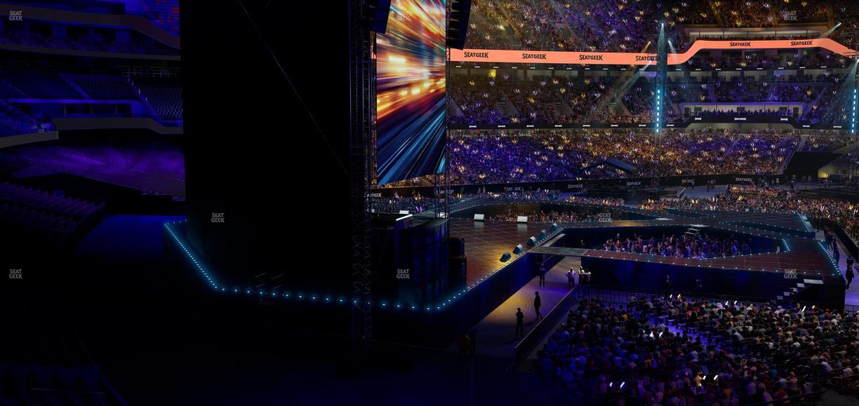 Caesars Superdome - Section 231 Sro Seat View