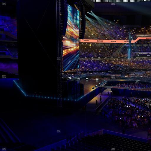 Caesars Superdome - Section 231 Sro Seat View