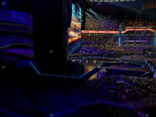 Caesars Superdome - Section 231 Sro Seat View
