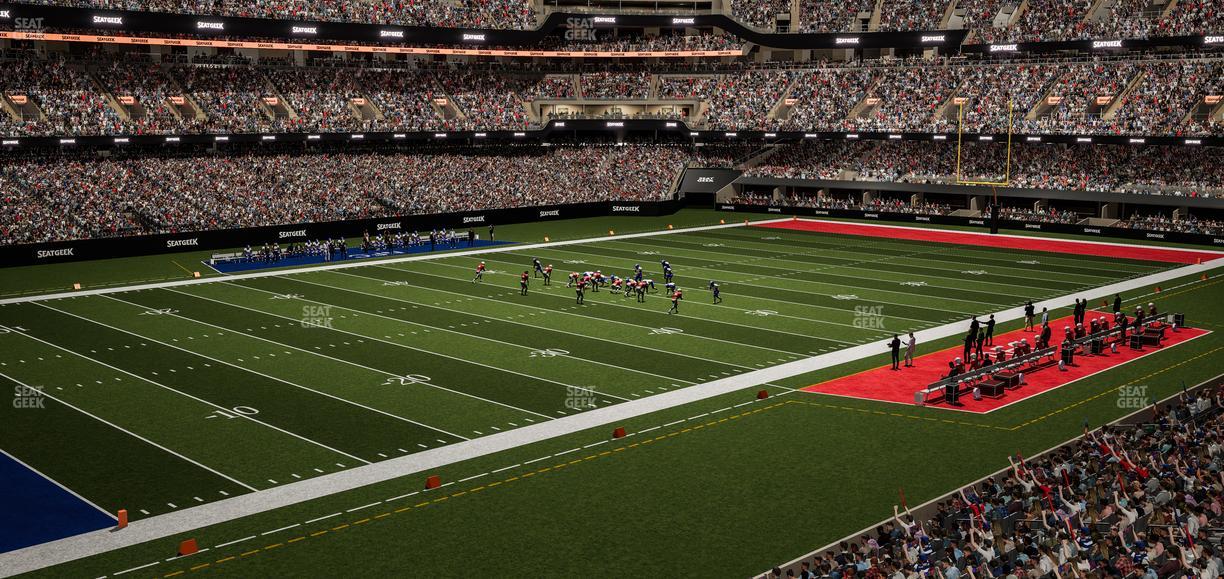 Caesars Superdome - Section 231 Wc Seat View