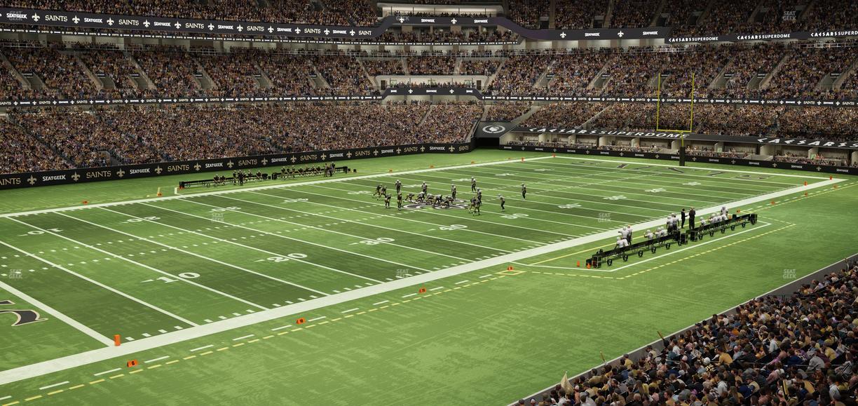 Caesars Superdome - Section 231 Wc Seat View
