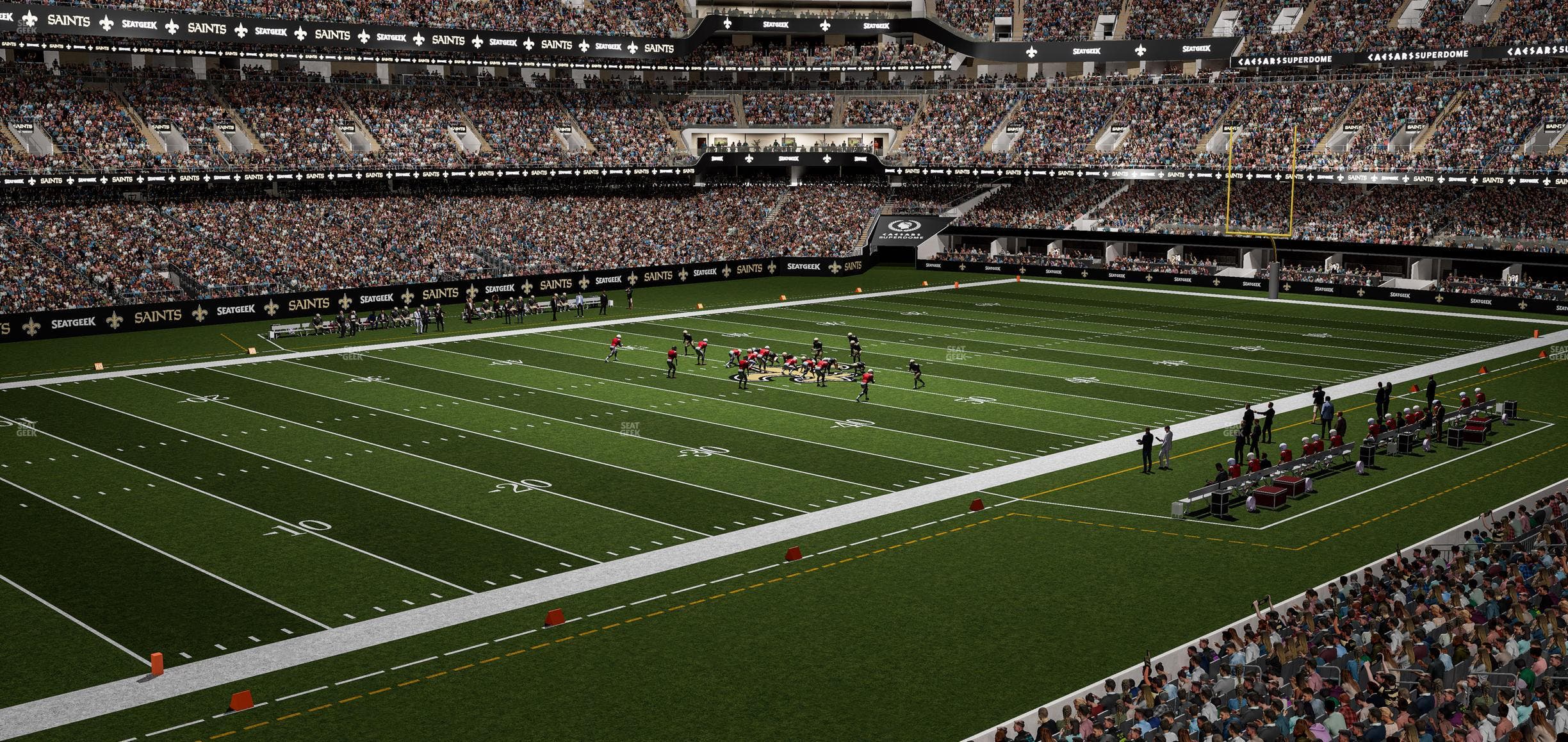 Caesars Superdome - Section 231 Wc Seat View