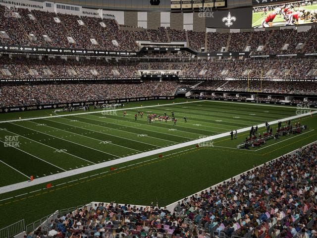Caesars Superdome - Section 231 Wc Seat View
