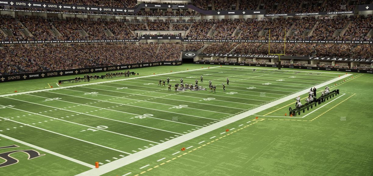 Caesars Superdome - Section 234 Seat View