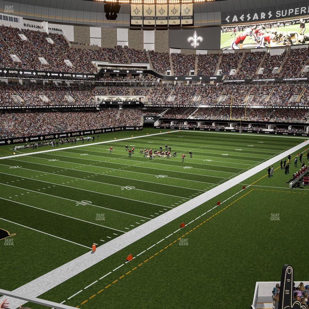 Caesars Superdome - Section 235 C Seat View