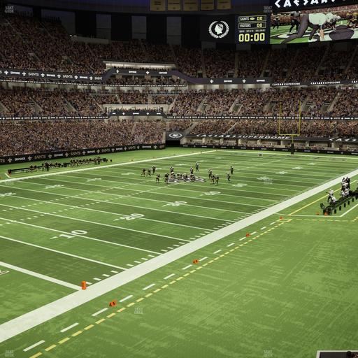 Caesars Superdome - Section 235 C Seat View