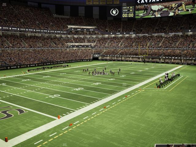 Caesars Superdome - Section 235 C Seat View