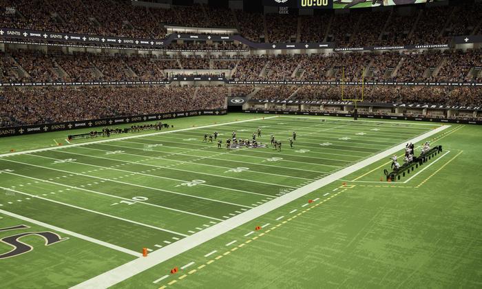Caesars Superdome - Section 235 C Seat View