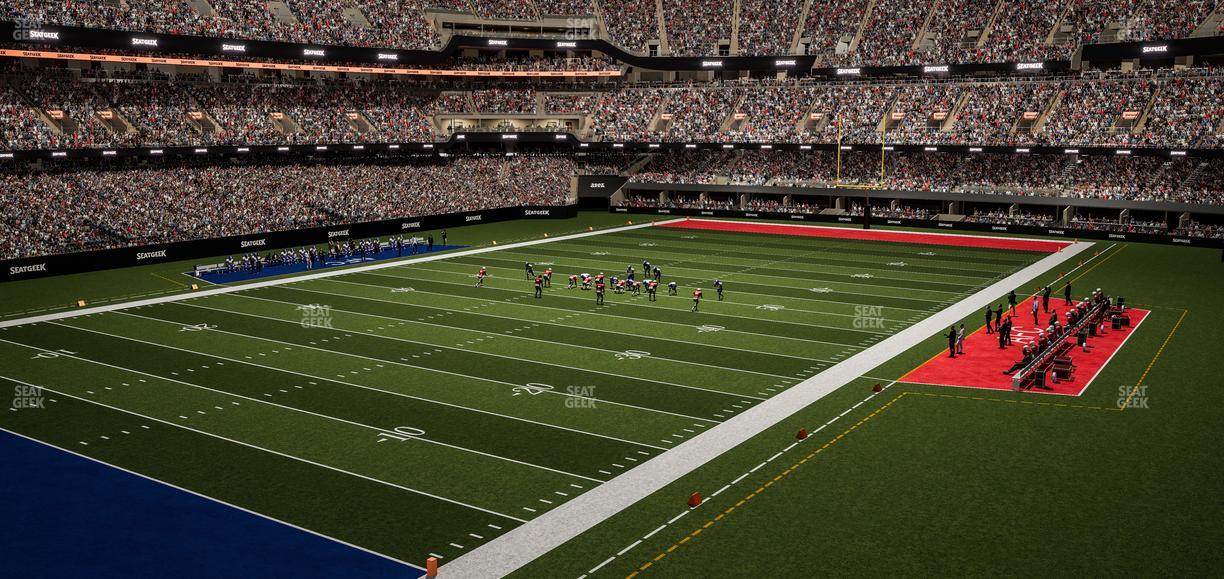 Caesars Superdome - Section 235 C Seat View