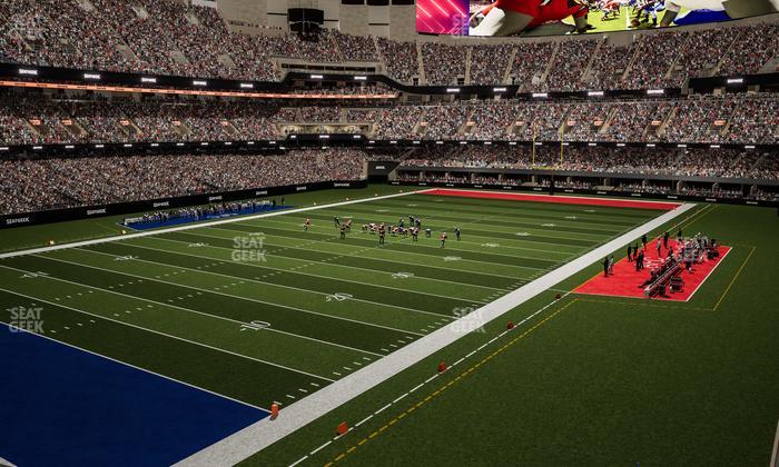 Caesars Superdome - Section 235 C Seat View