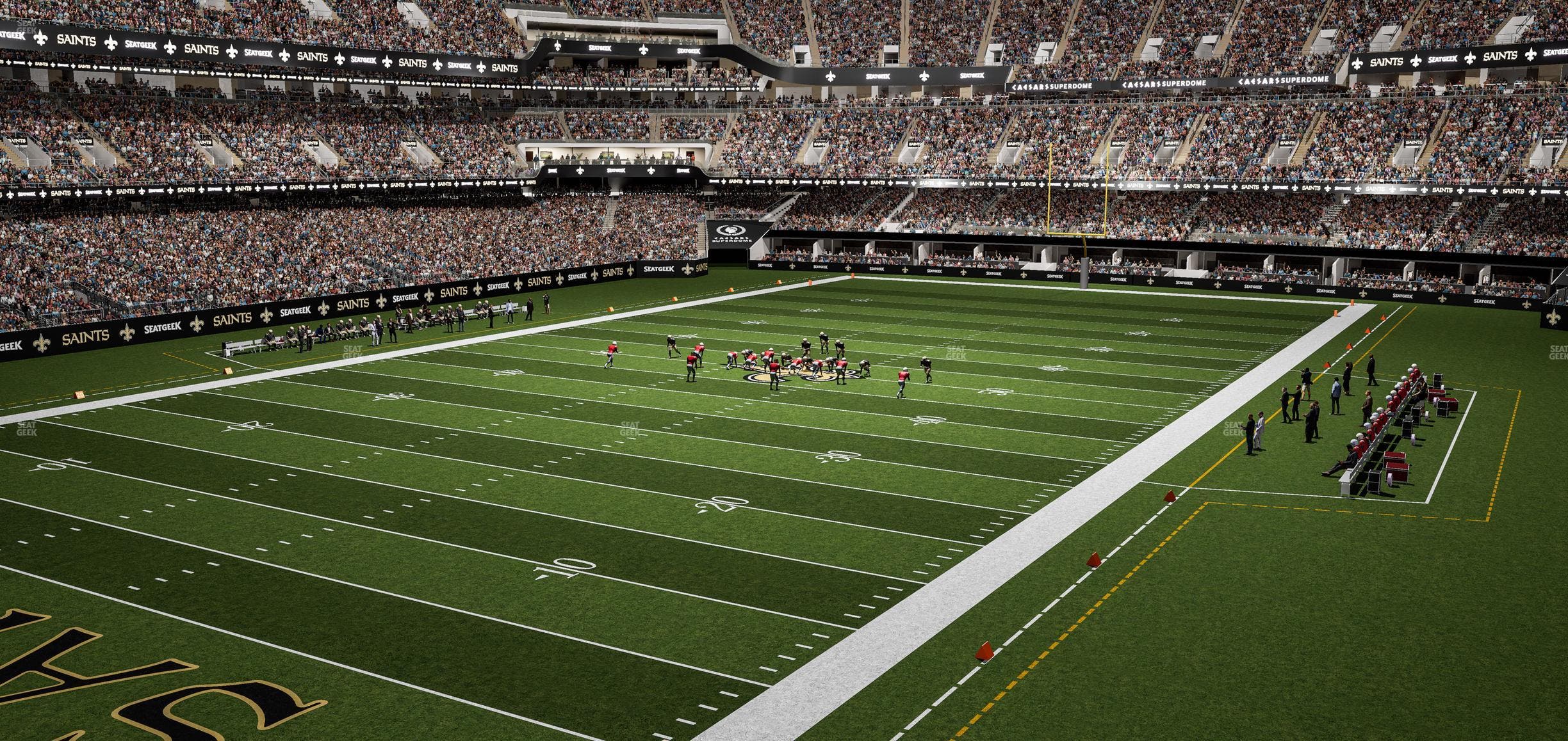 Caesars Superdome - Section 235 Seat View