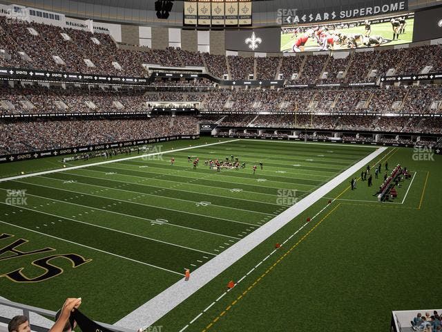 Caesars Superdome - Section 235 Seat View