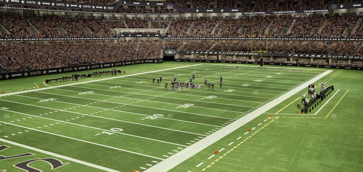 Caesars Superdome - Section 235 Seat View