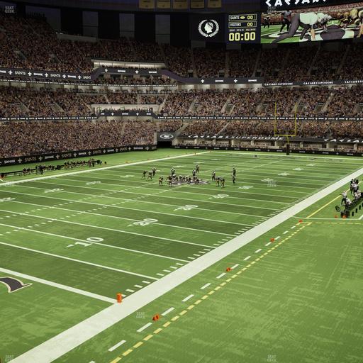 Caesars Superdome - Section 235 Seat View