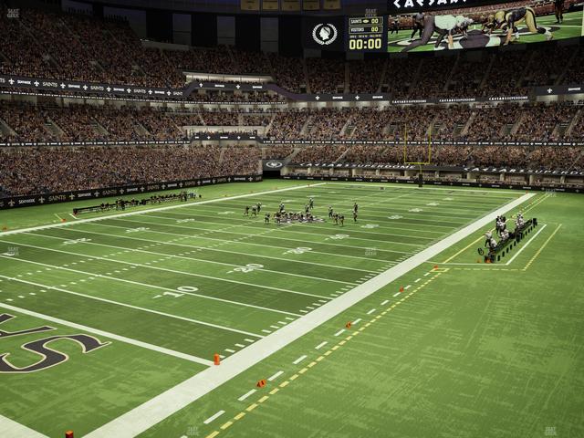 Caesars Superdome - Section 235 Seat View