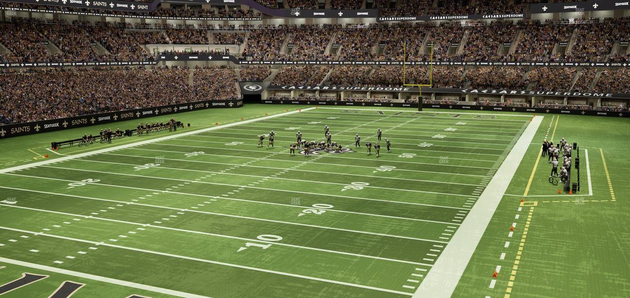 Caesars Superdome - Section 237 Seat View