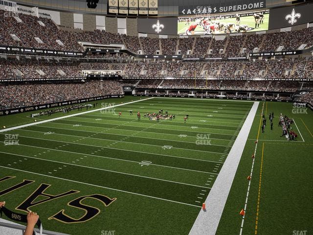 Caesars Superdome - Section 237 Seat View
