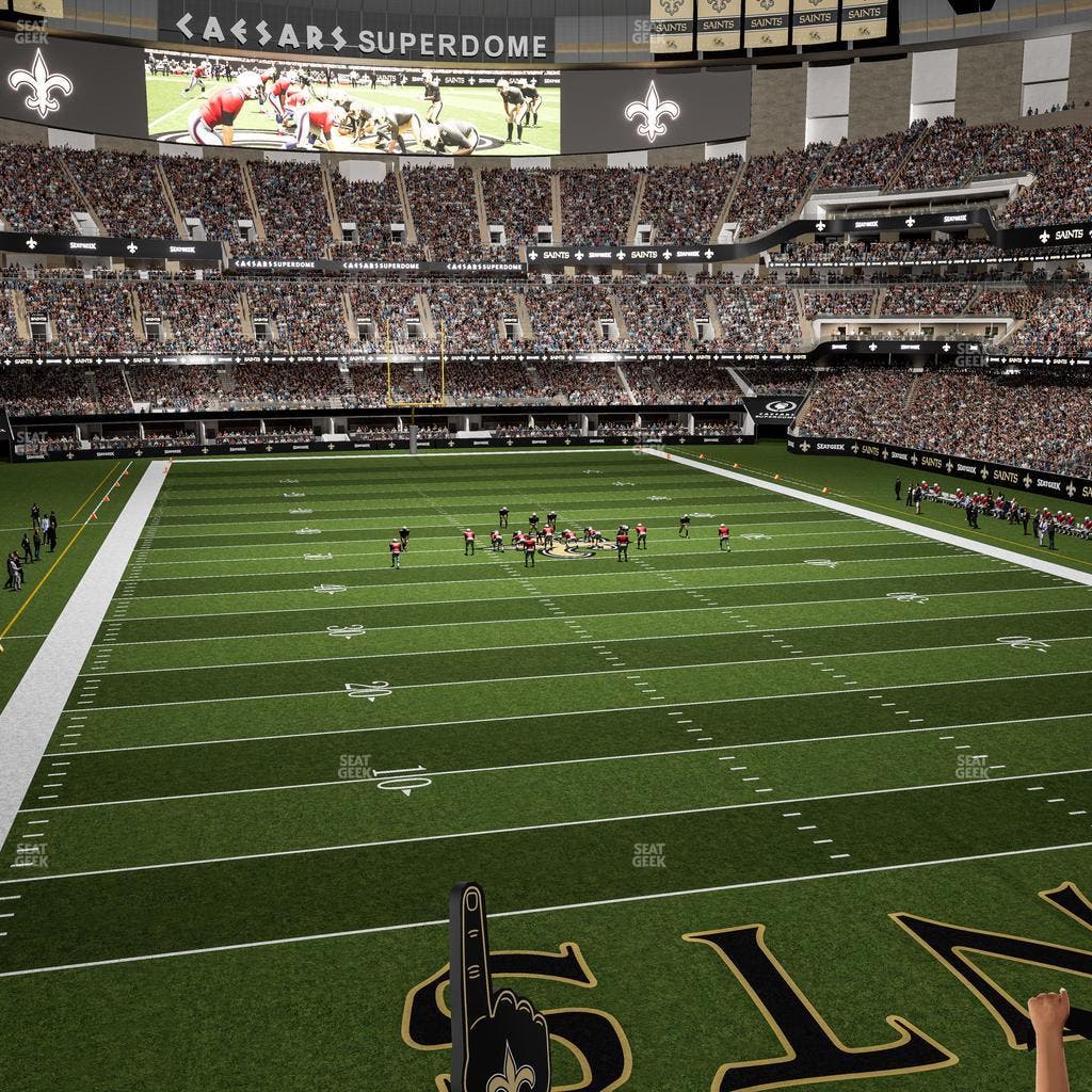 Caesars Superdome - Section 245 Seat View