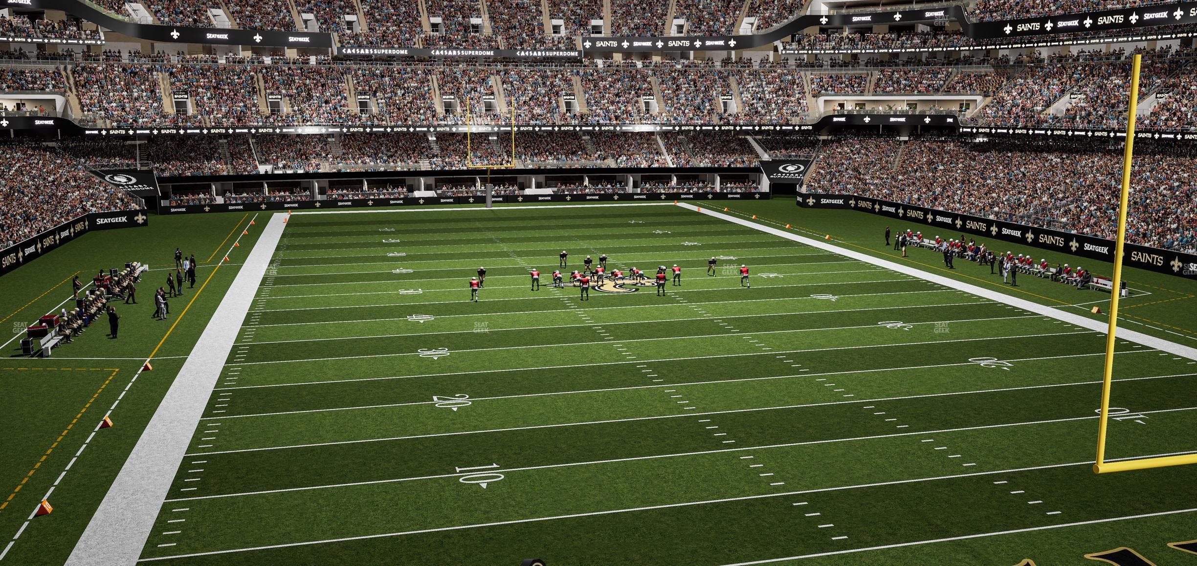Caesars Superdome - Section 245 Seat View