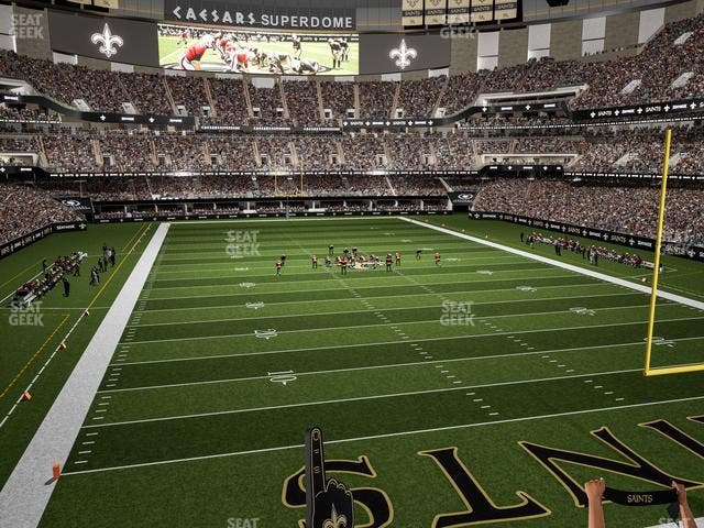 Caesars Superdome - Section 245 Seat View