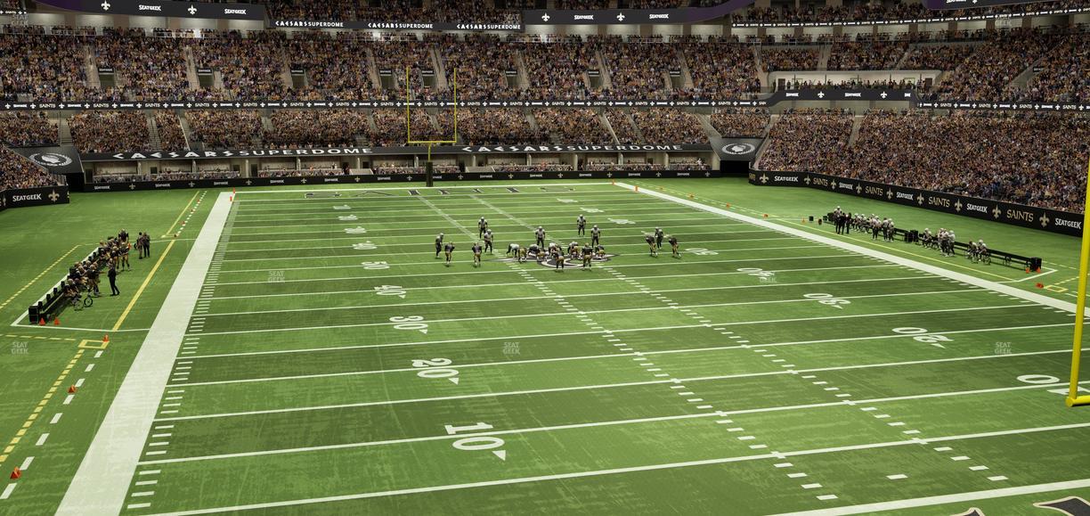 Caesars Superdome - Section 245 Seat View