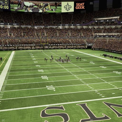 Caesars Superdome - Section 245 Seat View