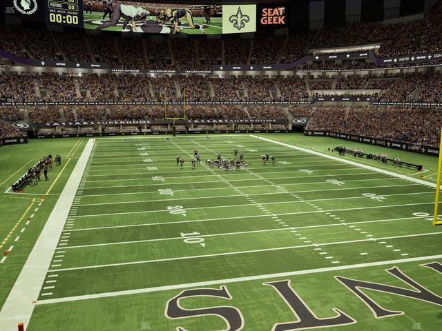 Caesars Superdome - Section 245 Seat View