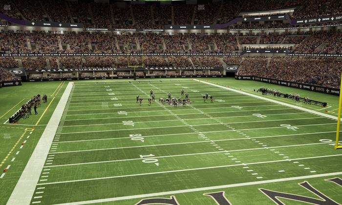 Caesars Superdome - Section 245 Seat View